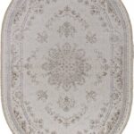 Ковер JASMINE ( ЖАСМИН ) 35760Z - CREAM / CREAM ( Овал )