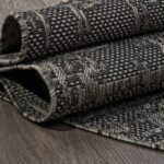 Ковер KAIR ( КАИР) S136 - BLACK-GRAY ( Овал )