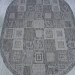 Ковер KAIR ( КАИР) S138 - DARK-GRAY ( Овал )