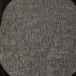 Ковер KAIR ( КАИР) S144 - BLACK-GRAY ( Овал )