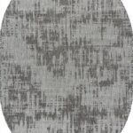 Ковер KAIR ( КАИР) S144 - DARK-GRAY ( Овал )