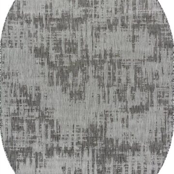 Ковер KAIR ( КАИР) S144 - DARK-GRAY ( Овал )