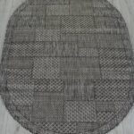 Ковер KAIR ( КАИР) S148- DARK GRAY ( Овал )