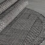 Ковер KAIR ( КАИР) S148- DARK GRAY ( Овал )