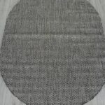 Ковер KAIR ( КАИР) S156 - DARK GRAY ( Овал )