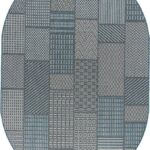 Ковер KAIR ( КАИР) S160 - BLUE ( Овал )
