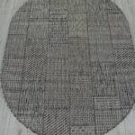 Ковер KAIR ( КАИР) S160 - DARK GRAY ( Овал )
