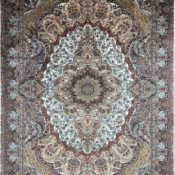 Ковер KUM ( КУМ ) 9054 - BEIGE / LACIVERT