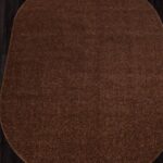 Ковер LANA ( ЛАНА ) T600 - BROWN ( Овал )
