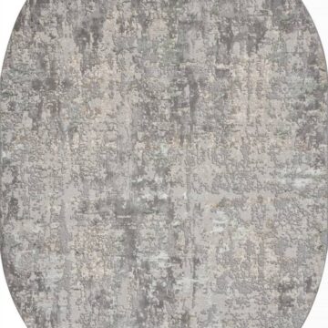 Ковер LIMAN ( ЛИМАН ) F165 - CREAM-BLUE ( Овал )