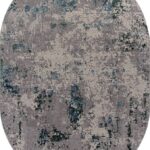 Ковер LIMAN ( ЛИМАН ) F477 - GRAY-BLUE ( Овал )