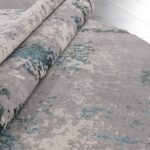 Ковер LIMAN ( ЛИМАН ) F477 - GRAY-BLUE ( Овал )