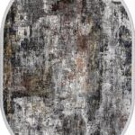 Ковер LISSABON ( ЛИССАБОН ) SI021M - MULTI / GREY ( Овал )
