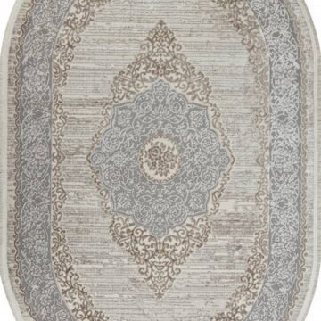 Ковер MARMARIS ( МАРМАРИС ) 26913A - GRY / D.BEIGE ( Овал )