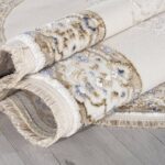 Ковер MOSSO ( МОССО ) 27236 - CREAM / BLUE ( Овал )