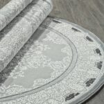 Ковер NENSI ( НЕНСИ ) GL038G - GREY / GREY ( Овал )