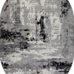 Ковер PALERMO ( ПАЛЕРМО ) F279 - DARK GRAY ( Овал )