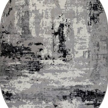 Ковер PALERMO ( ПАЛЕРМО ) F279 - DARK GRAY ( Овал )
