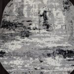 Ковер PALERMO ( ПАЛЕРМО ) F279 - DARK GRAY ( Овал )