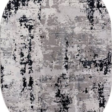 Ковер PALERMO ( ПАЛЕРМО ) F282 - DARK GRAY ( Овал )
