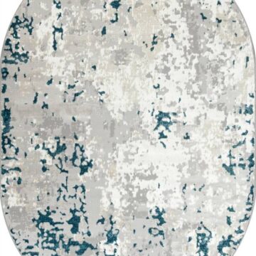 Ковер PALERMO ( ПАЛЕРМО ) F283 - GRAY ( Овал )