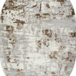 Ковер PALERMO ( ПАЛЕРМО ) F284 - GRAY-GREEN ( Овал )