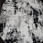Ковер PALERMO ( ПАЛЕРМО ) F285 - DARK GRAY ( Овал )