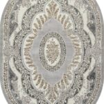 Ковер PALERMO ( ПАЛЕРМО ) F290 - GRAY-GREEN ( Овал )