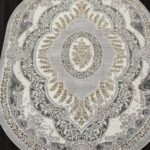Ковер PALERMO ( ПАЛЕРМО ) F290 - GRAY-GREEN ( Овал )
