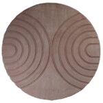 Ковер RABBIT CARVING ( РЭББИТ КАРВИНГ ) PX4005 - BROWN / BROWN ( Круг )