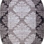 Ковер SILVER ( СИЛЬВЕР ) d213- GRAY ( Овал )