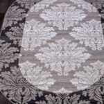 Ковер SILVER ( СИЛЬВЕР ) d213- GRAY ( Овал )