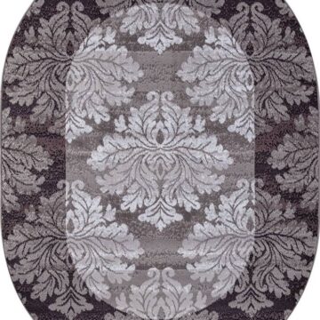 Ковер SILVER ( СИЛЬВЕР ) d213- GRAY-PURPLE ( Овал )