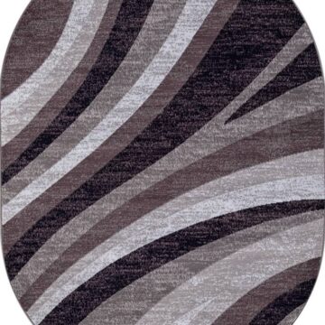 Ковер SILVER ( СИЛЬВЕР ) D234- GRAY-PURPLE ( Овал )